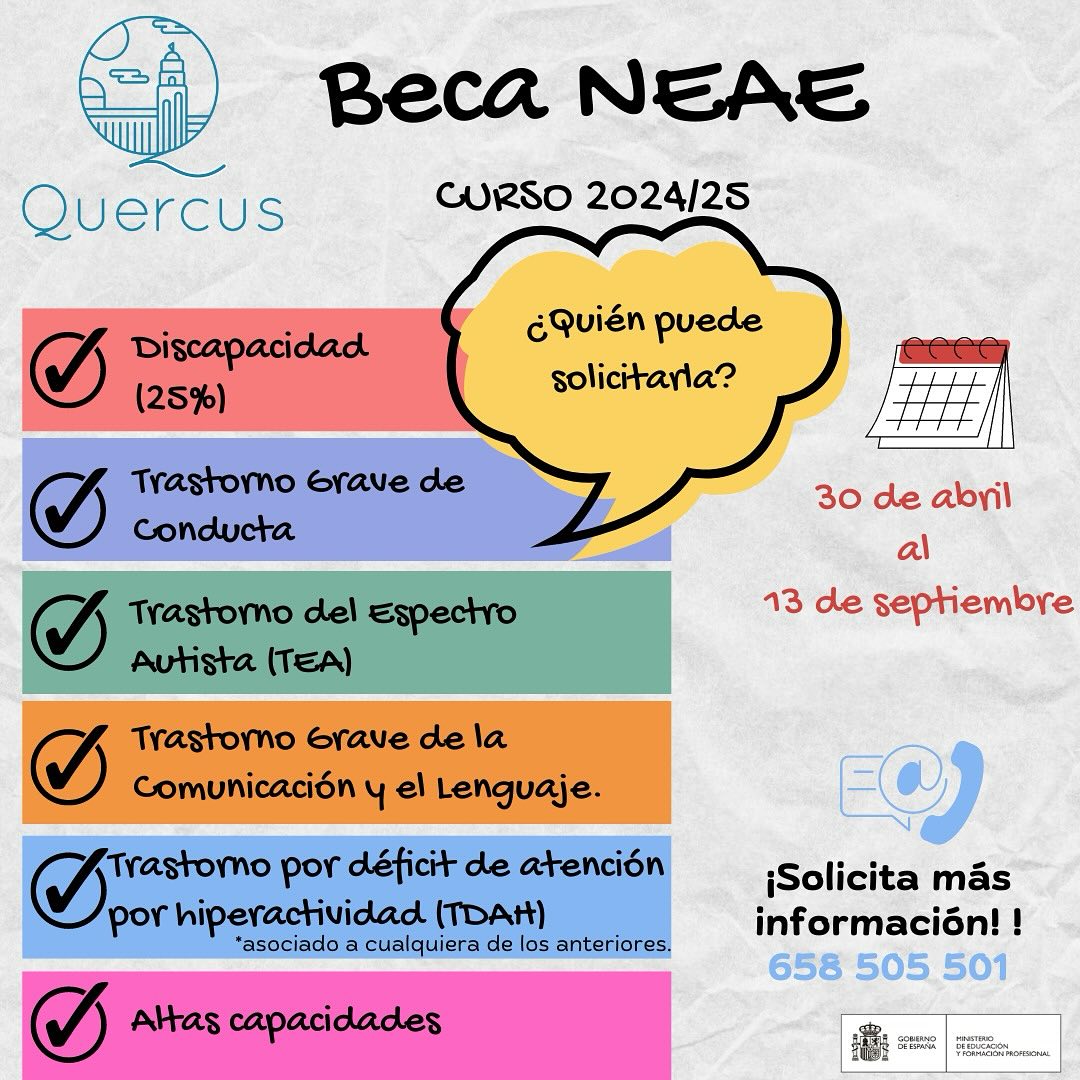 Becas NEAE 2024/25